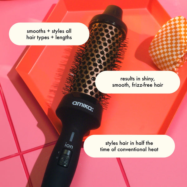 Amika's Hairbrush Amika Round Brush Blow Dryer Amika Thermal