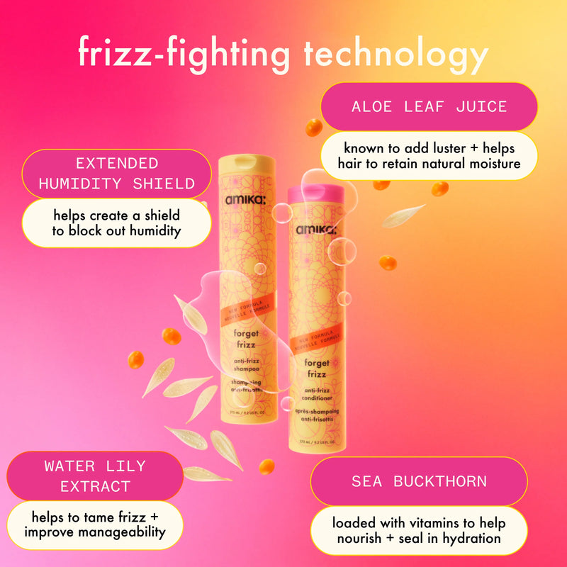 Amika Forget Frizz Anti-Frizz Shampoo (Litre)