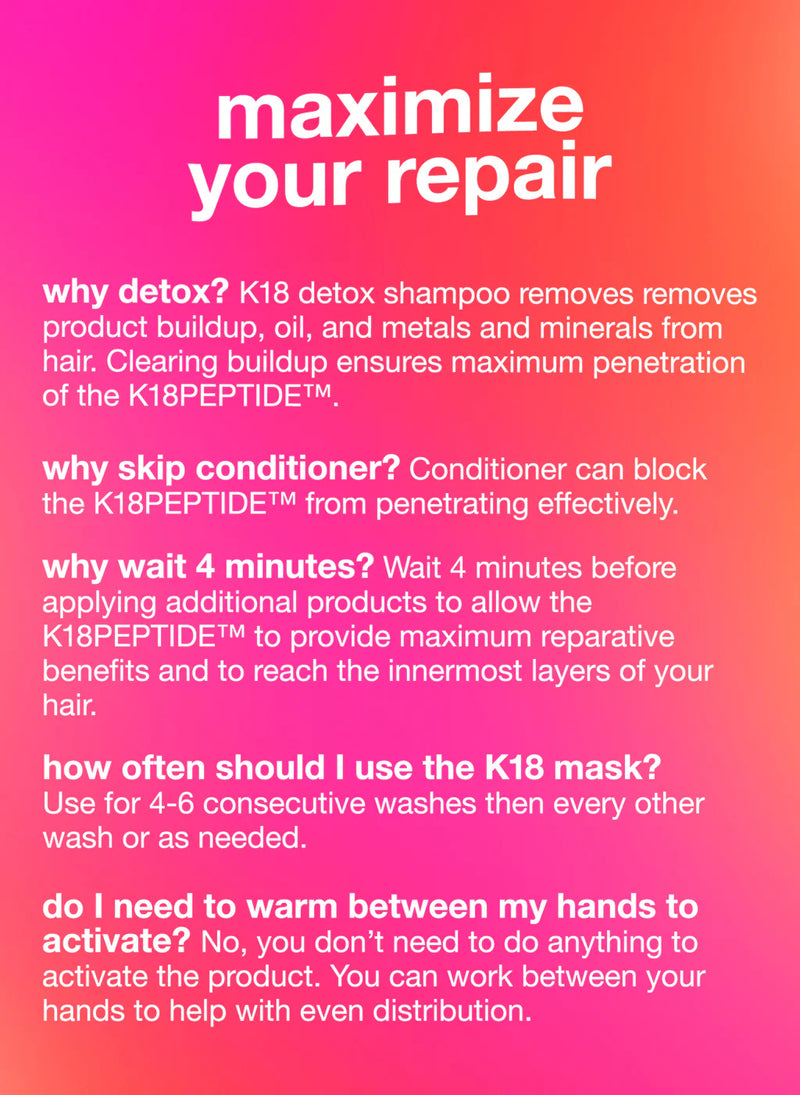K18 - Leave-in Molecular Repair Hair Mask (Mini)