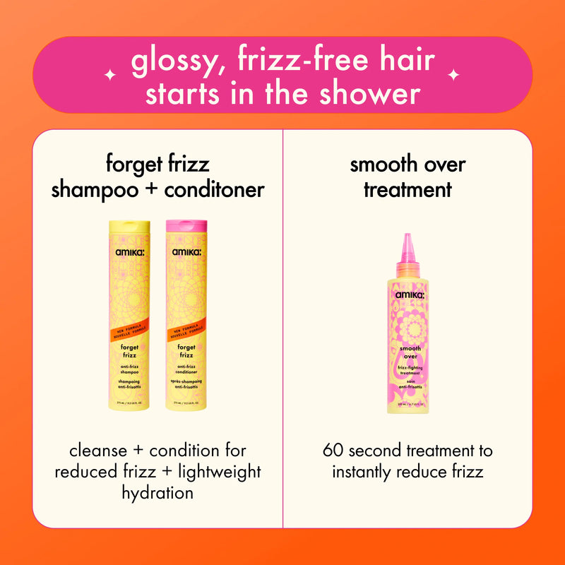 Amika Forget Frizz Anti-Frizz Shampoo (Litre)