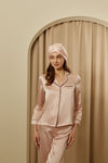 HONEYLUX Organic Silk Turban (Pink)