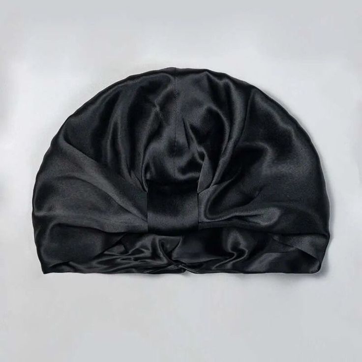 HONEYLUX Organic Silk Turban (Black)