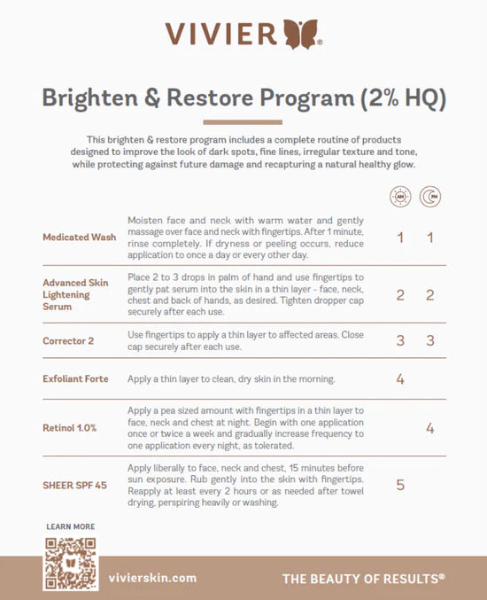Vivier Brighten & Restore Program (2% HQ)