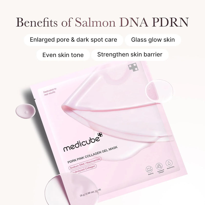 Medicube PDRN Pink Collagen Hydrogel Mask (1pk)