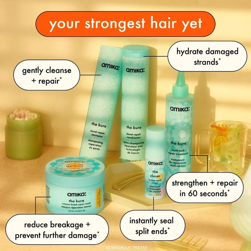 Amika The Kure Bond Repair Shampoo (Litre)