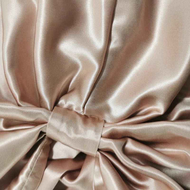 HONEYLUX Organic Silk Turban (Champagne)